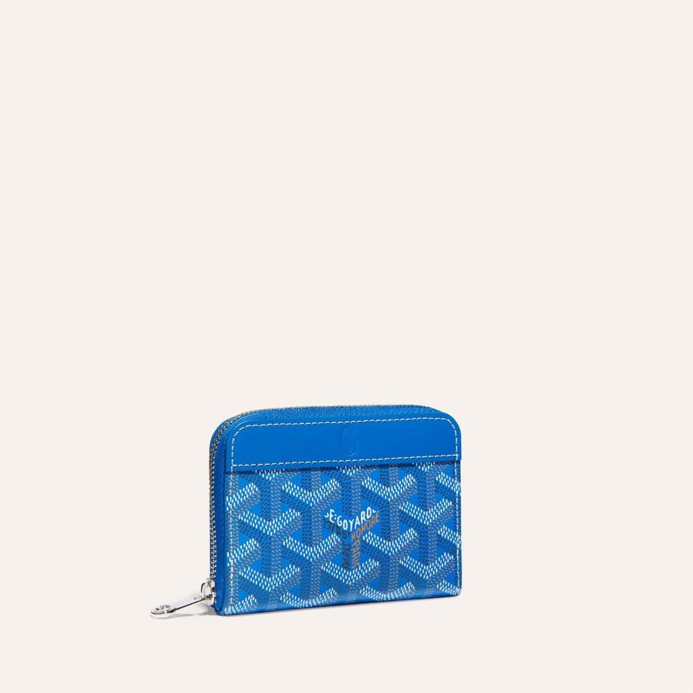 GOYARD Women Matignon Wallet Mini Sky blue MATIGNMINTY10CL10P