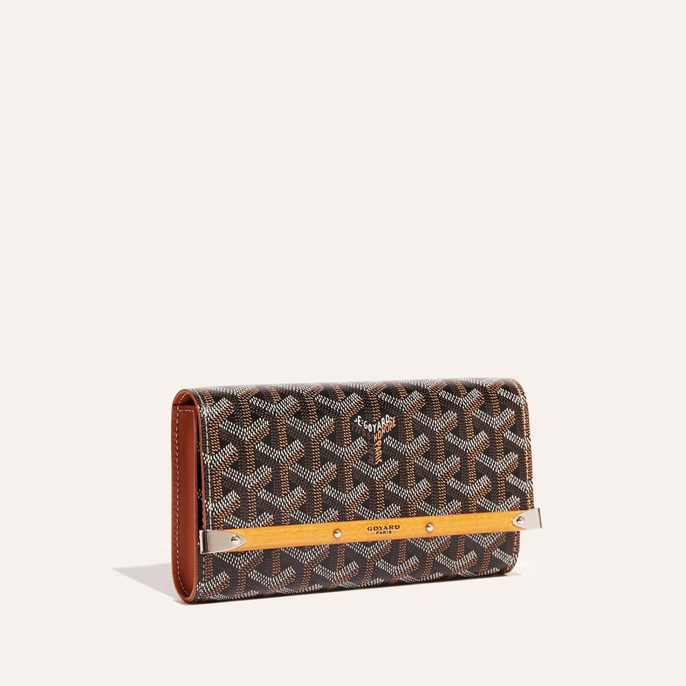 حذاء GOYARD نسائي Monte Carlo Mini Black Tan MONTE2MINTY01CL03P