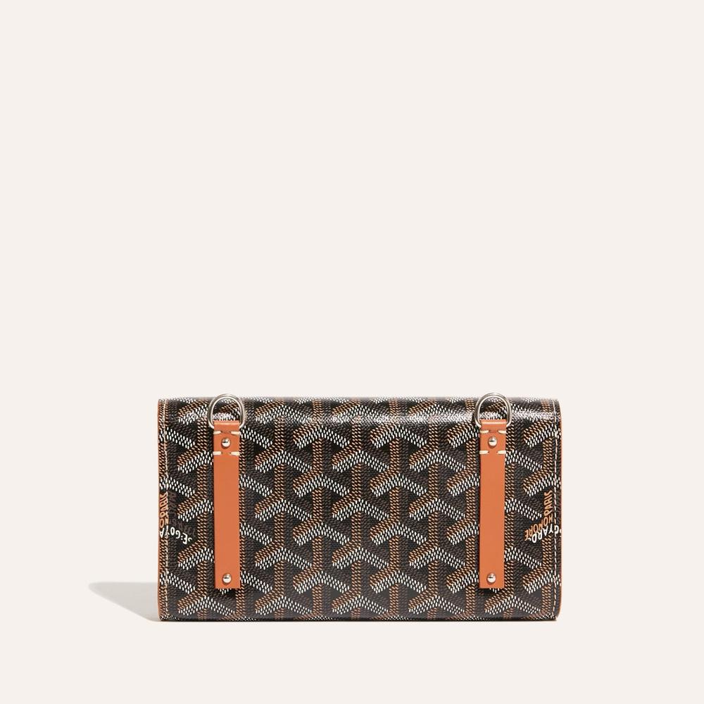 حذاء GOYARD نسائي Monte Carlo Mini Black Tan MONTE2MINTY01CL03P