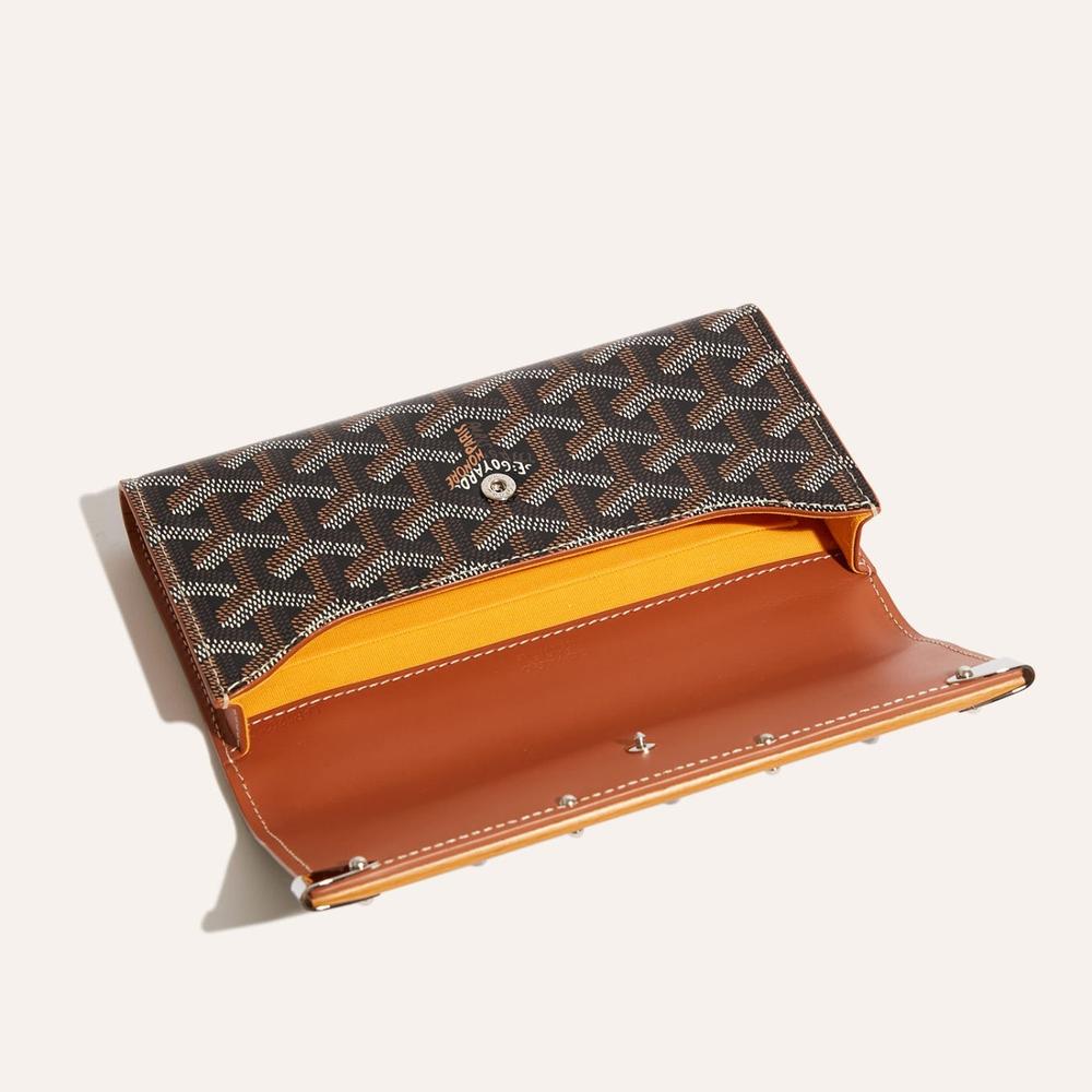 حذاء GOYARD نسائي Monte Carlo Mini Black Tan MONTE2MINTY01CL03P