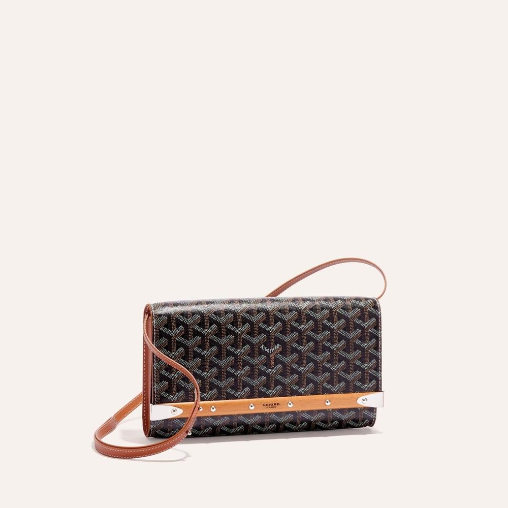 GOYARD Women Monte Carlo Clutch PM Black tan MONTE2PMLTY01CL03P