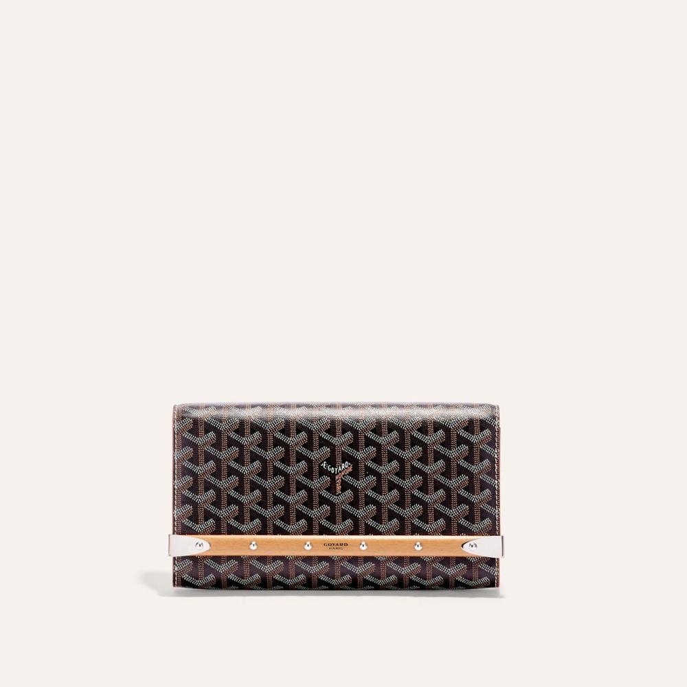 GOYARD Women Monte Carlo Clutch PM Black tan MONTE2PMLTY01CL03P