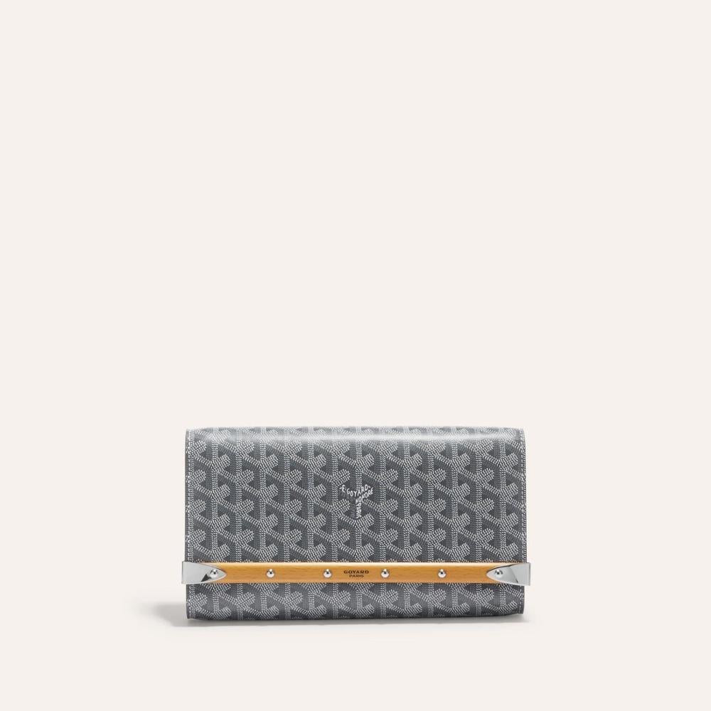 GOYARD Women Monte Carlo Clutch PM Grey MONTE2PMLTY51CL51P