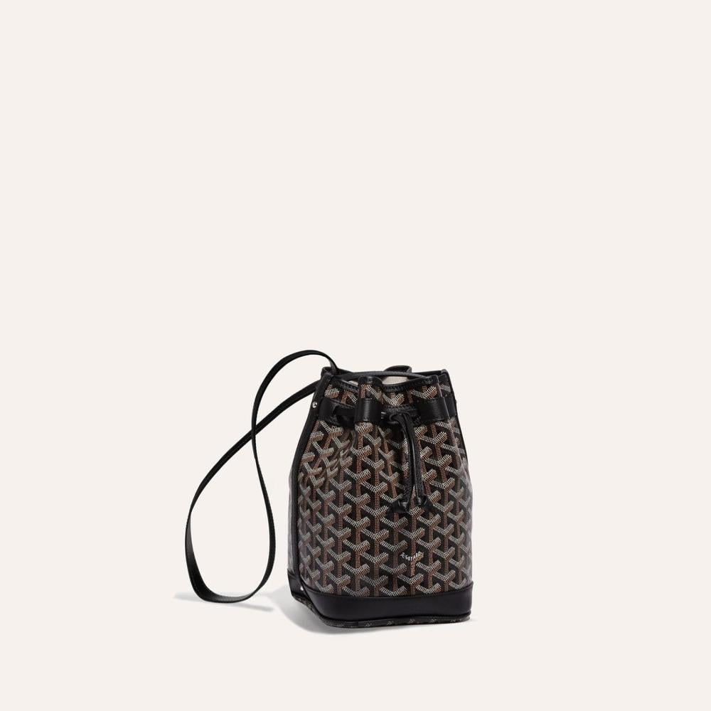 GOYARD Women Petit Flo Bucket Bag Black PEFLOTPMLTY01CL01P