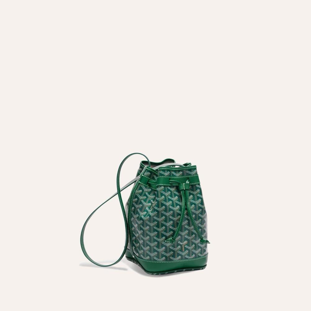 GOYARD Women Petit Flo Bucket Bag Green PEFLOTPMLTY09CL09P