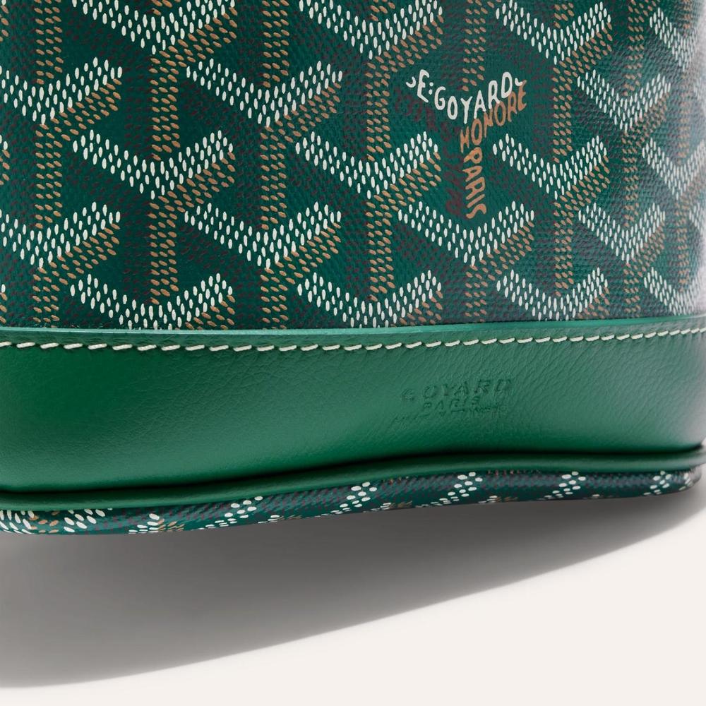 GOYARD Women Petit Flo Bucket Bag Green PEFLOTPMLTY09CL09P