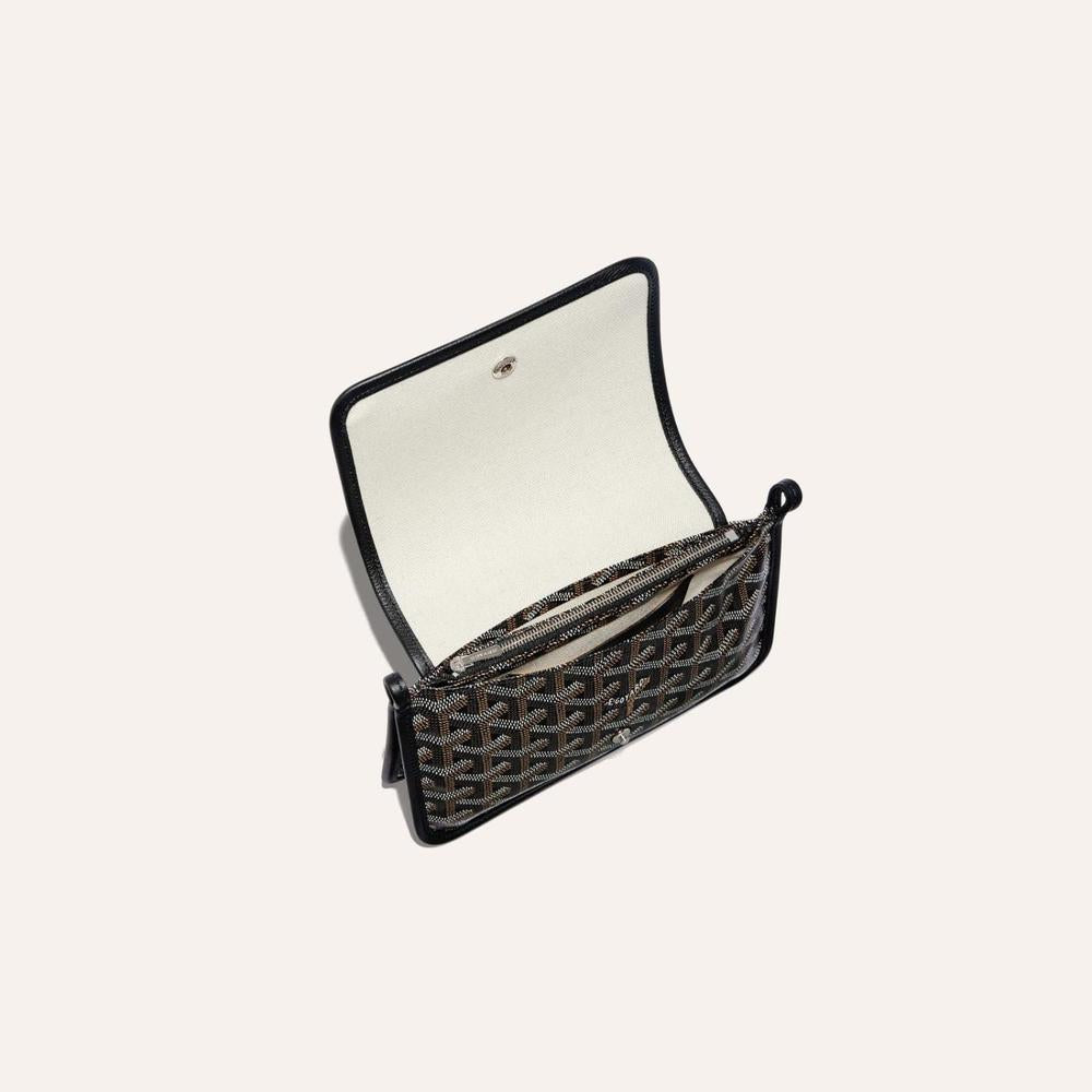 GOYARD Women Plume Clutch Wallet Black PLUMETPMLTY01CL01P