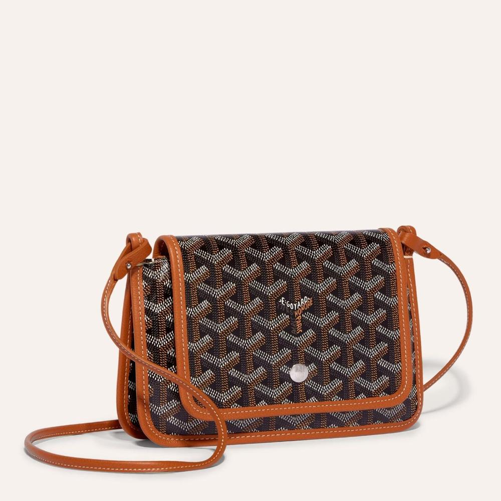 GOYARD Women Plume Clutch Wallet Black tan PLUMETPMLTY01CL03P