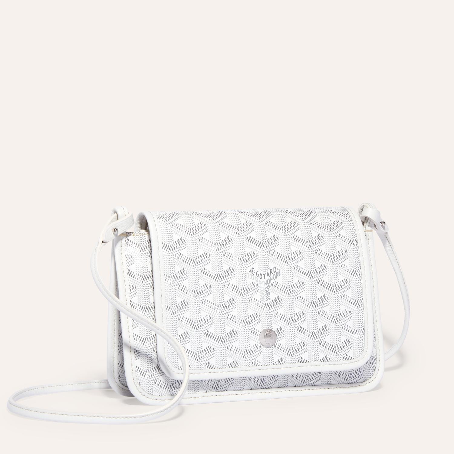 محفظة GOYARD النسائية Plume Clutch باللون الأبيض PLUMETPMLTY50CL50P