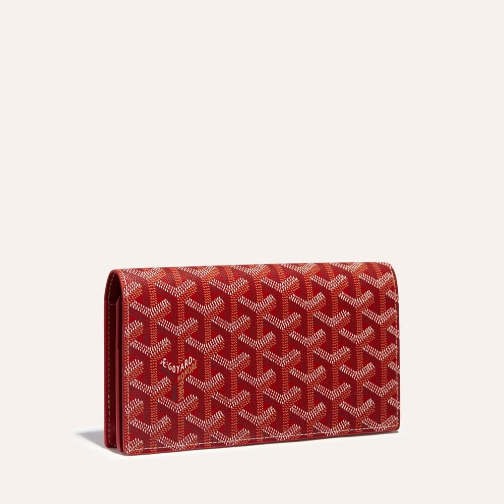 GOYARD Women Richelieu wallet Red RICHE2PMLTY02CL02P