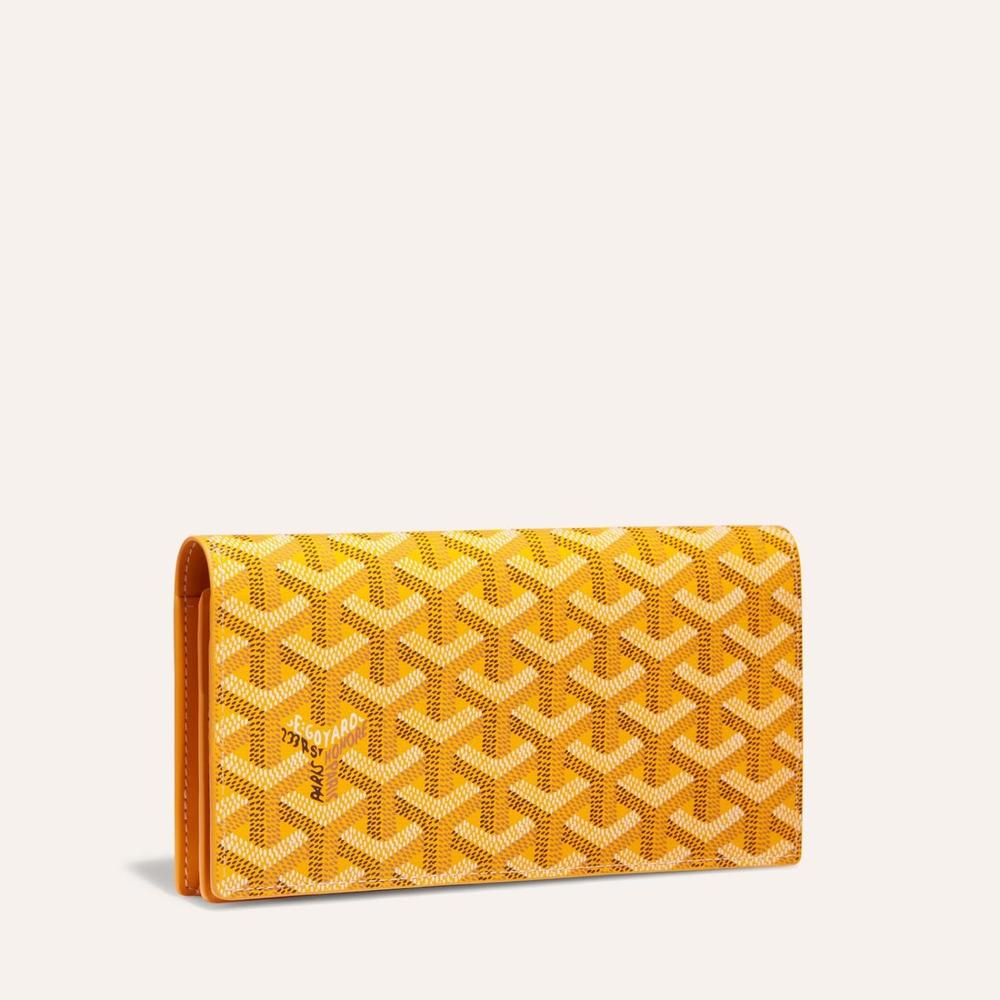 محفظة GOYARD النسائية Richelieu باللون الأصفر RICHE2PMLTY08CL08P