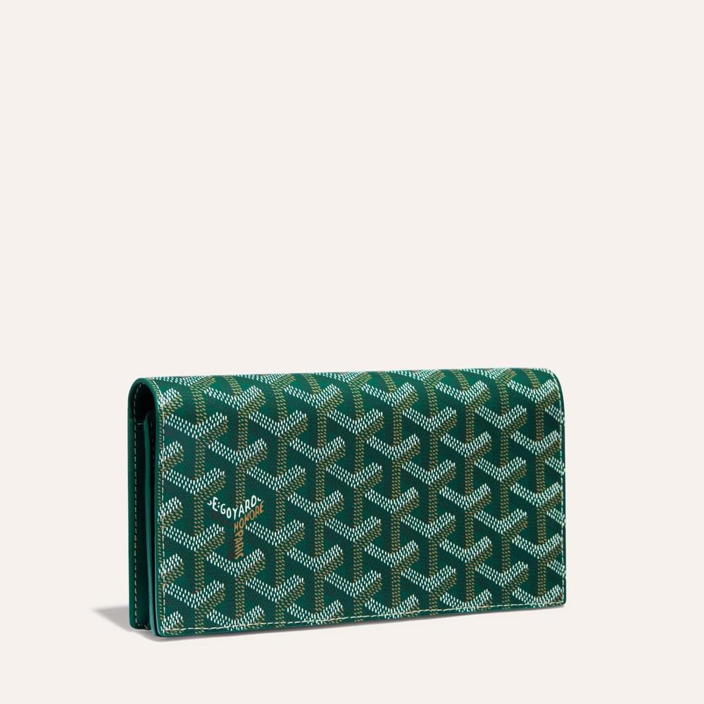 محفظة GOYARD النسائية Richelieu باللون الأخضر RICHE2PMLTY09CL09P