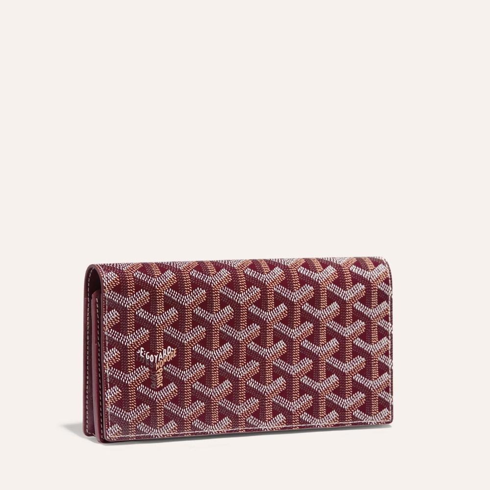 GOYARD Women Richelieu wallet Burgundy RICHE2PMLTY33CL33P