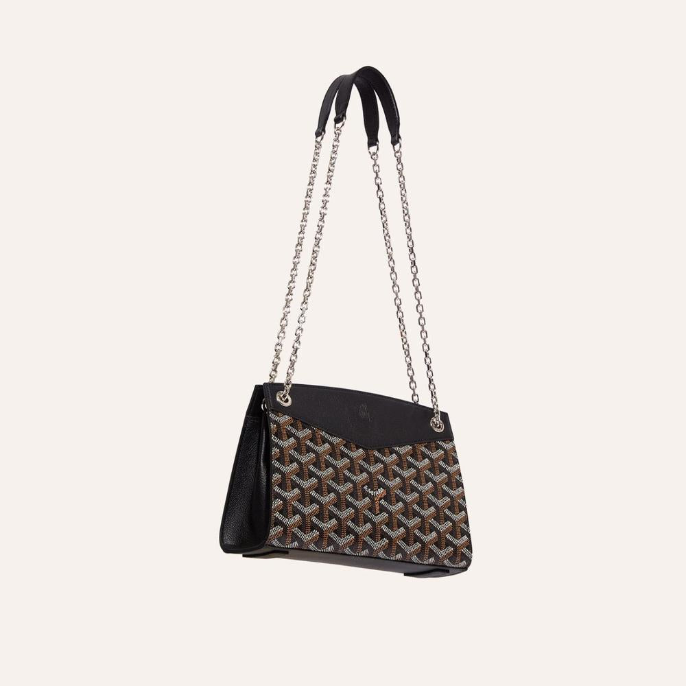 حقيبة GOYARD النسائية Structure Ruette Mini باللون الأسود ROUETSMINTY01CL01P