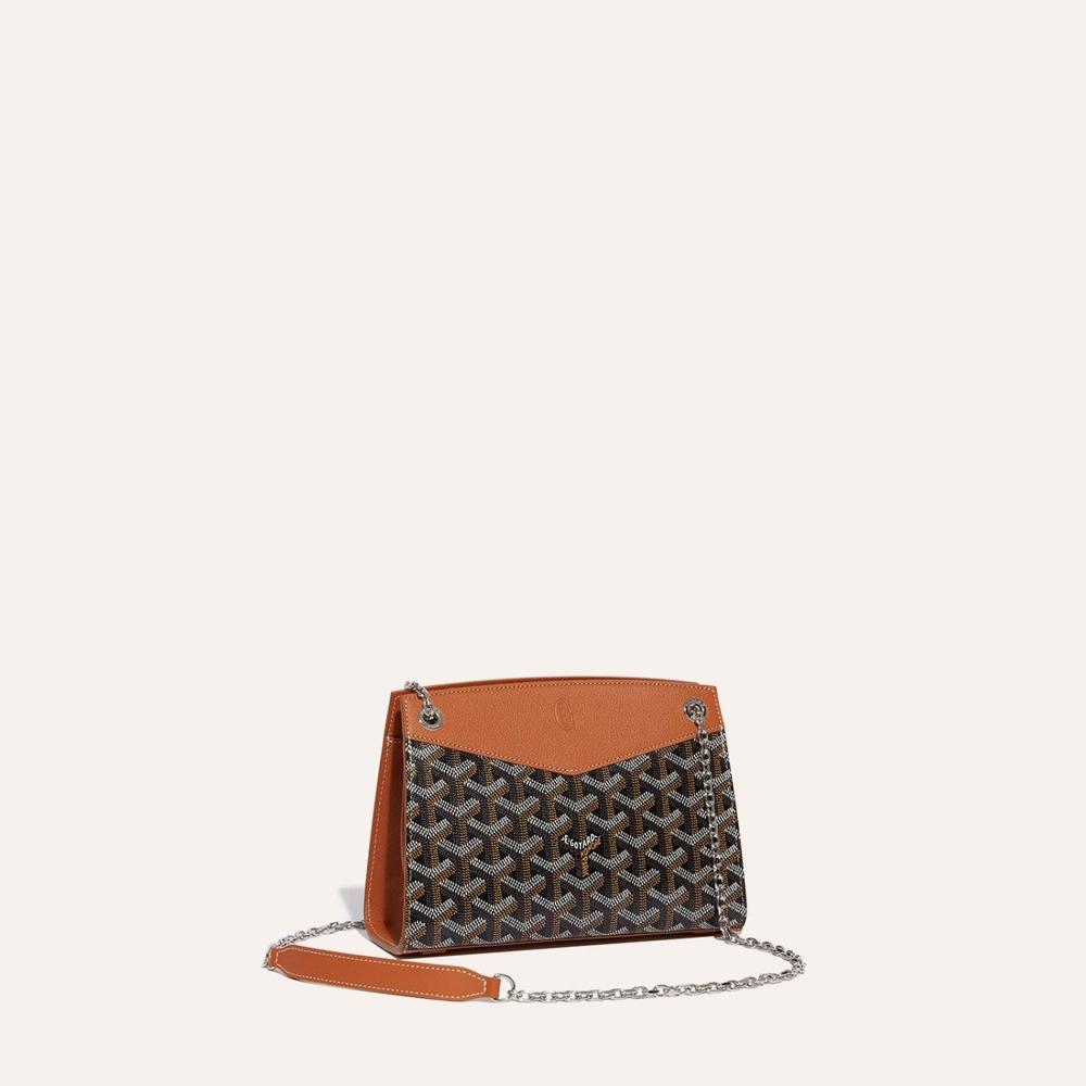 GOYARD Women Structure Ruette Bag Mini Black tan ROUETSMINTY01CL03P