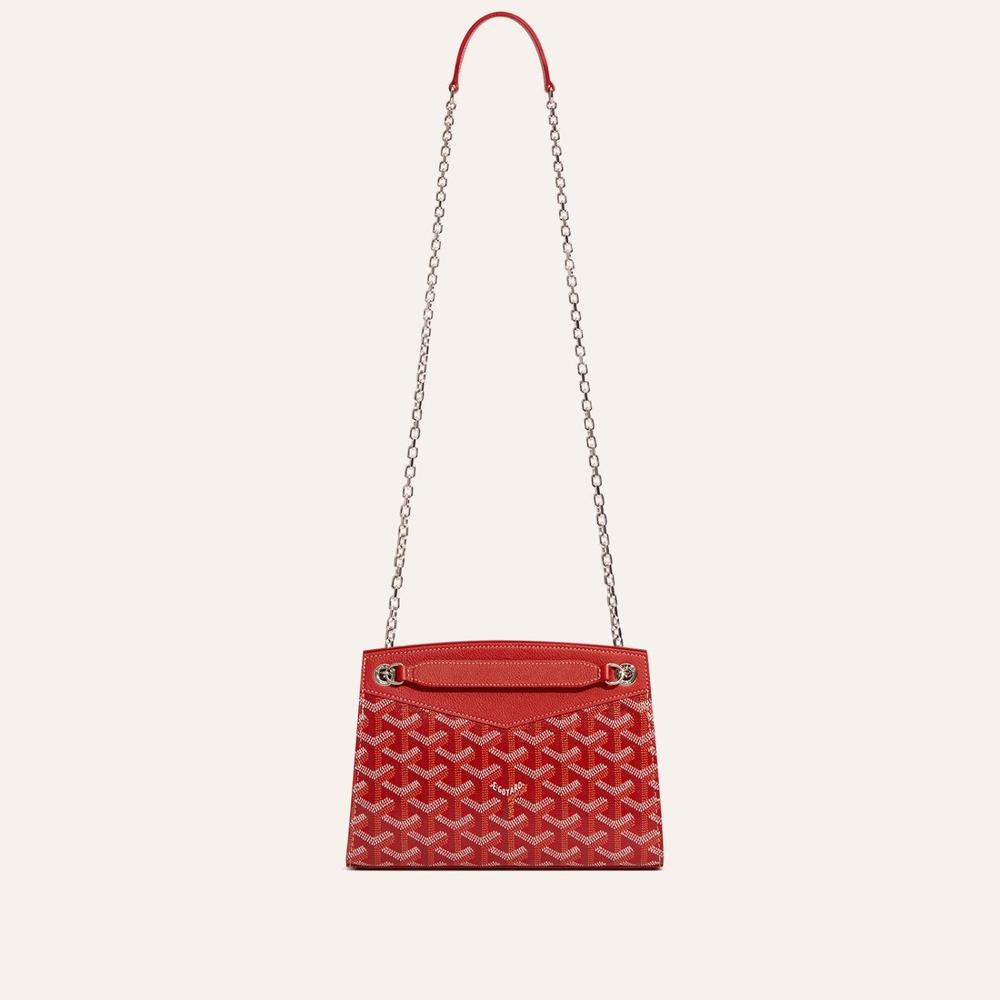 حقيبة GOYARD النسائية Structure Ruette Mini باللون الأحمر ROUETSMINTY02CL02P