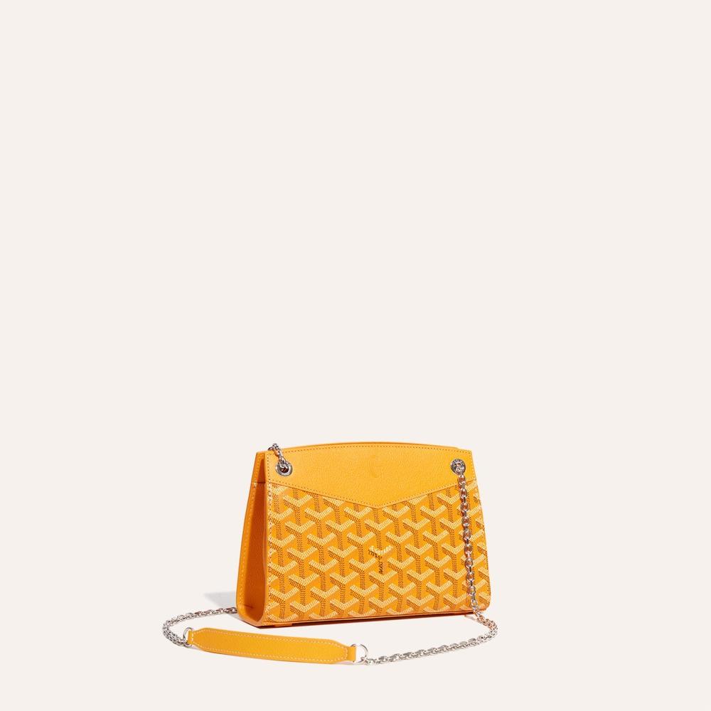 حقيبة GOYARD النسائية Structure Ruette Mini باللون الأصفر ROUETSMINTY08CL08P