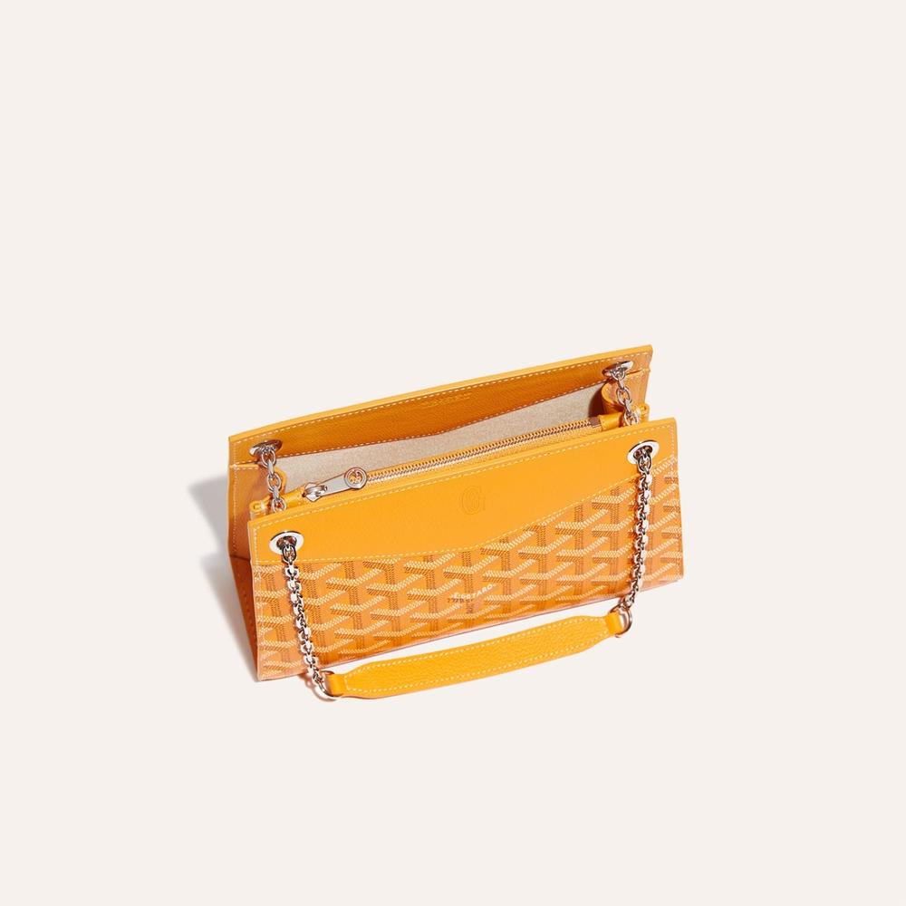 حقيبة GOYARD النسائية Structure Ruette Mini باللون الأصفر ROUETSMINTY08CL08P