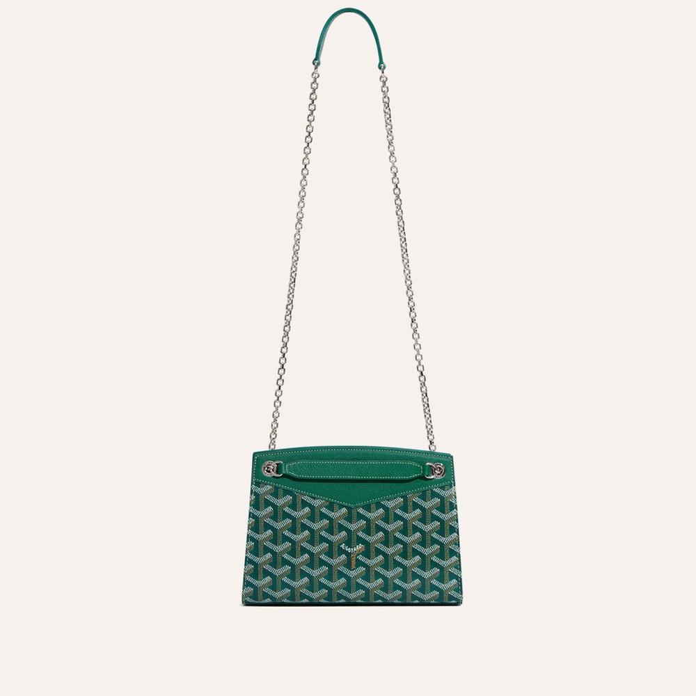 حقيبة GOYARD النسائية Structure Ruette Mini باللون الأخضر ROUETSMINTY09CL09P