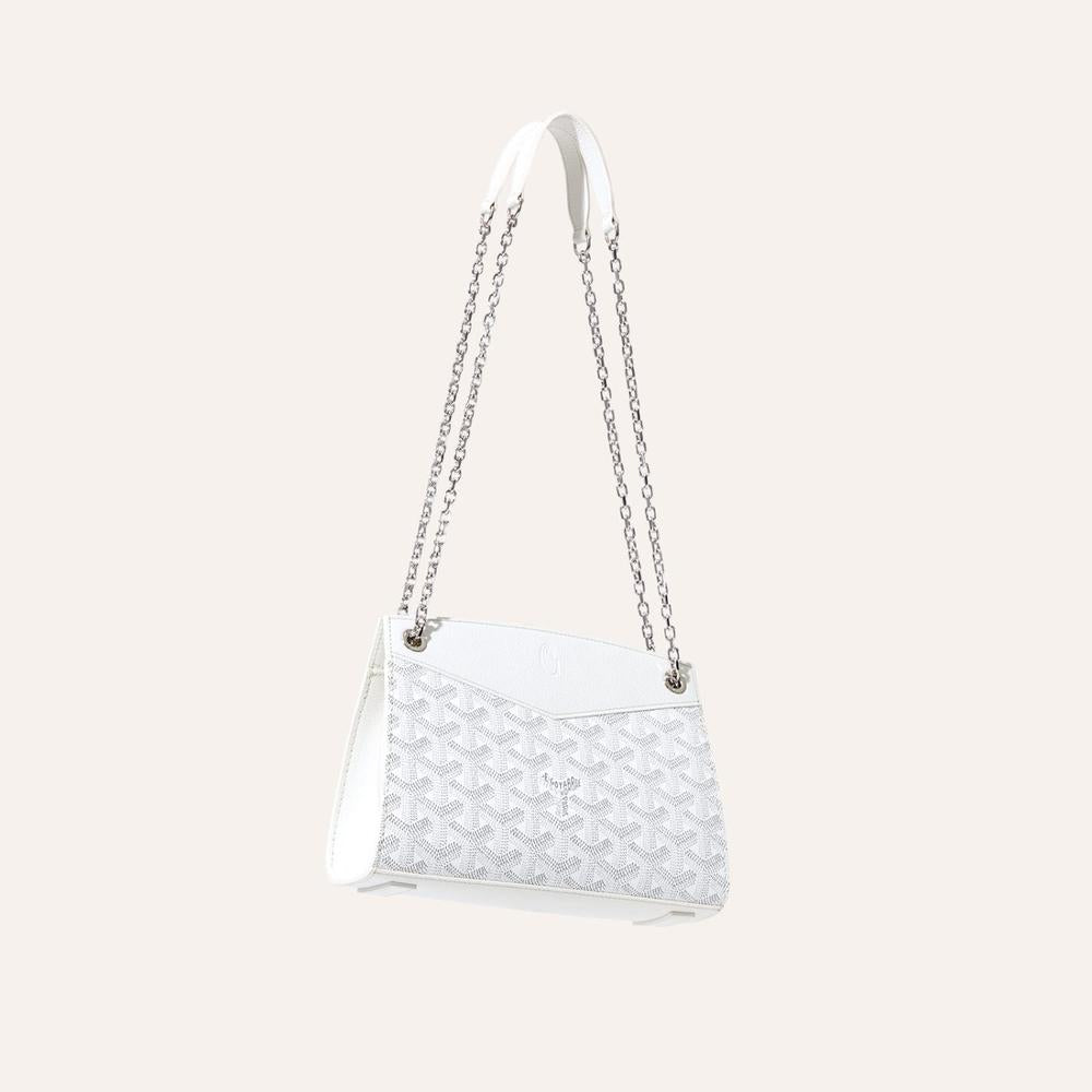 GOYARD Women Structure Ruette Bag Mini White ROUETSMINTY50CL50P