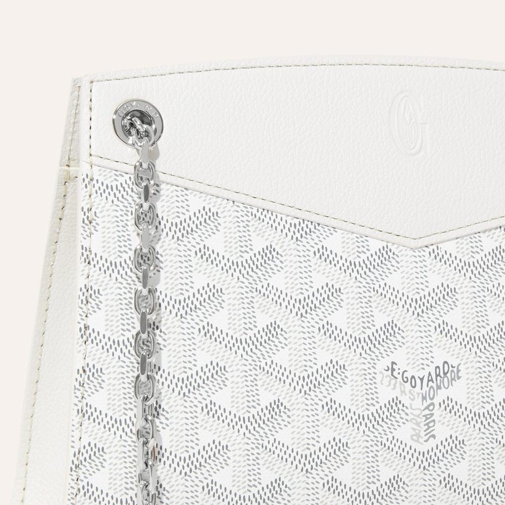 GOYARD Women Structure Ruette Bag Mini White ROUETSMINTY50CL50P