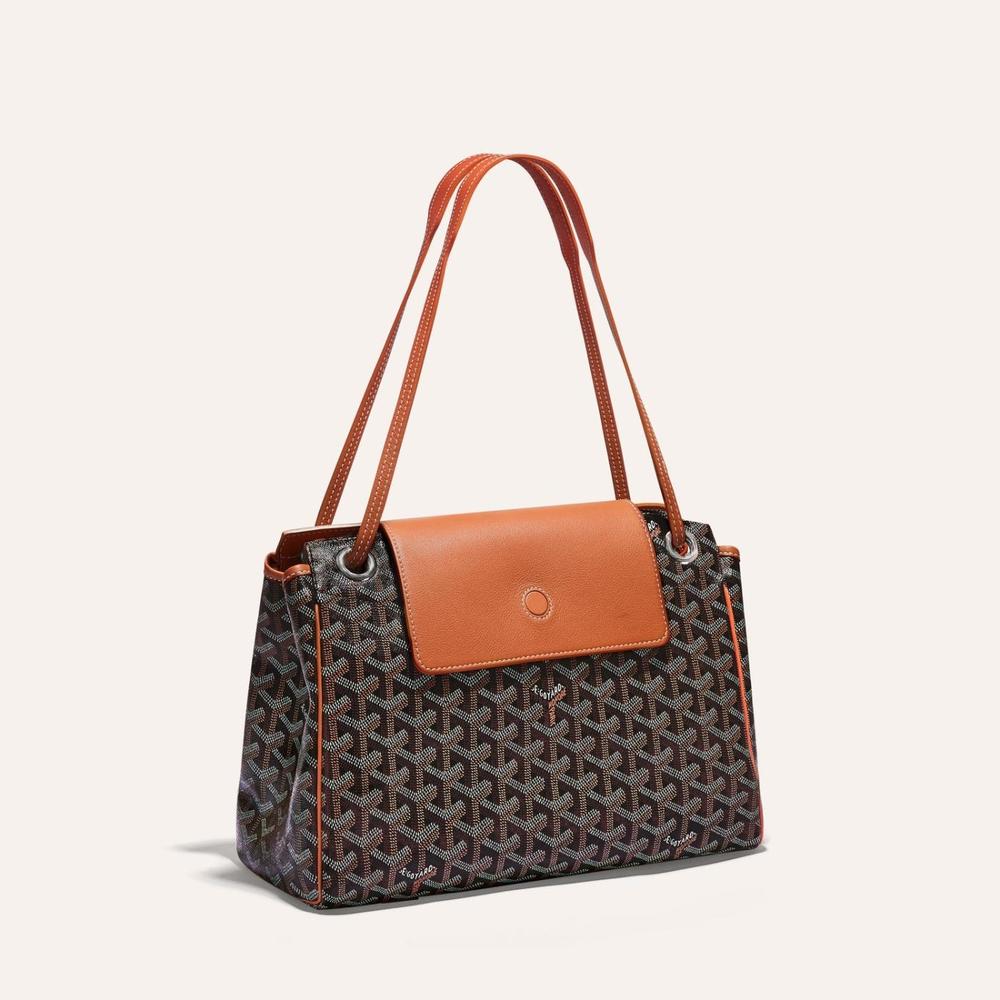 GOYARD Women Rouette bag PM Black tan ROUETTPMLTY01CL03P