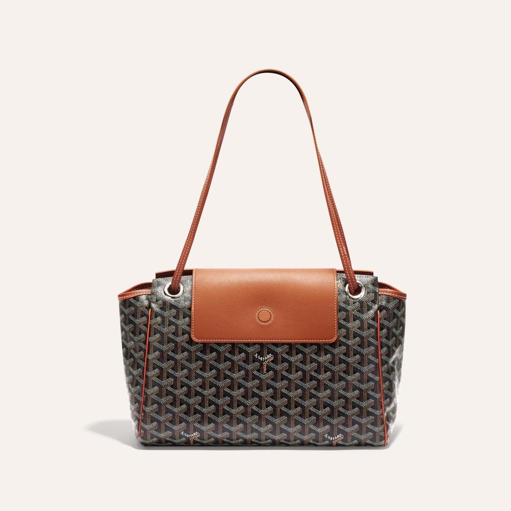 GOYARD Women Rouette bag PM Black tan ROUETTPMLTY01CL03P