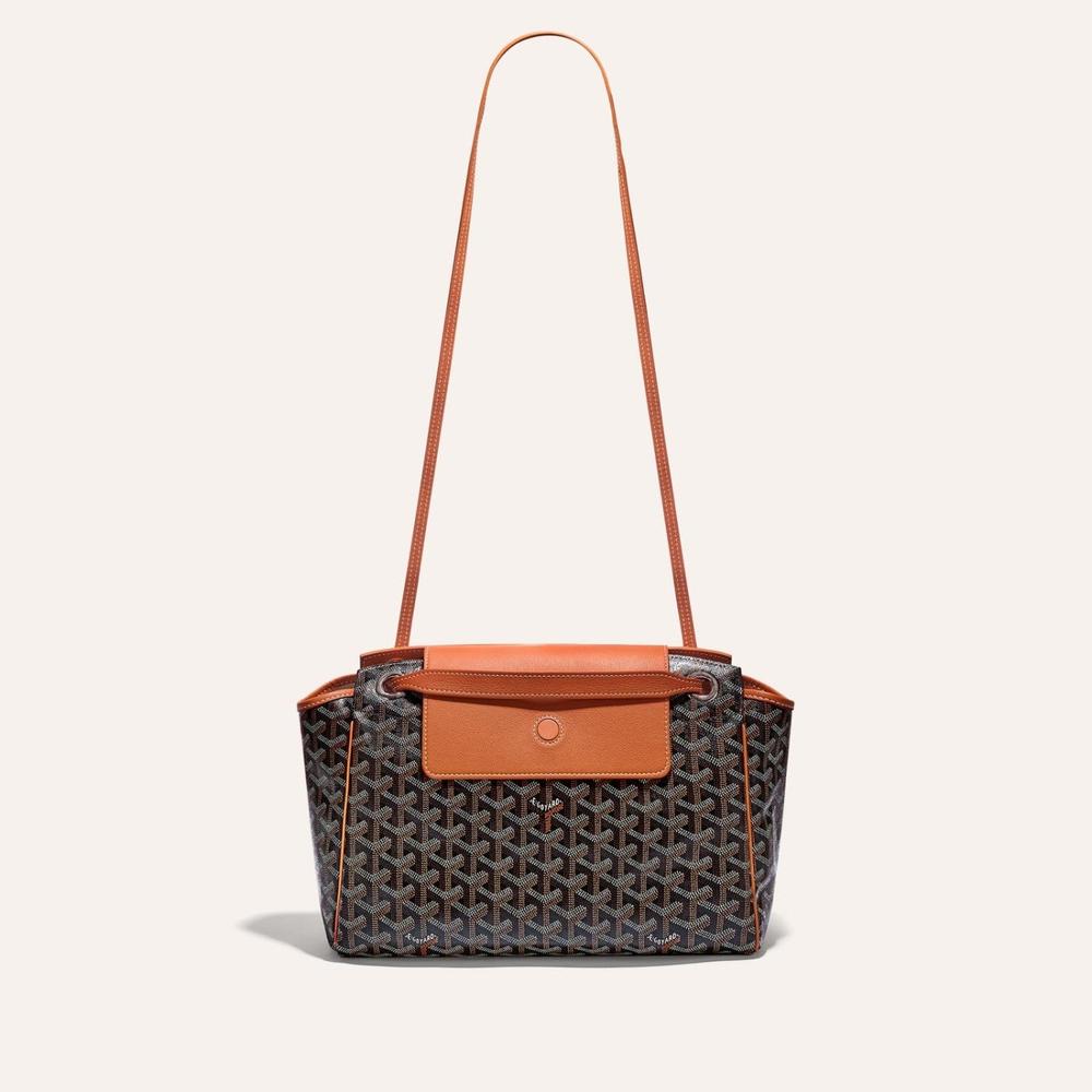 GOYARD Women Rouette bag PM Black tan ROUETTPMLTY01CL03P