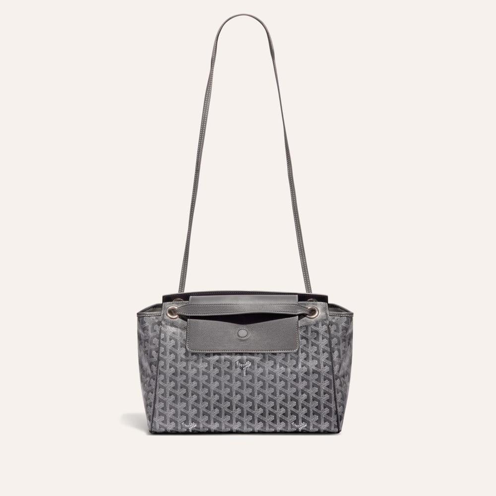 حقيبة GOYARD Rouette للنساء PM رمادية اللون ROUETTPMLTY51CL51P