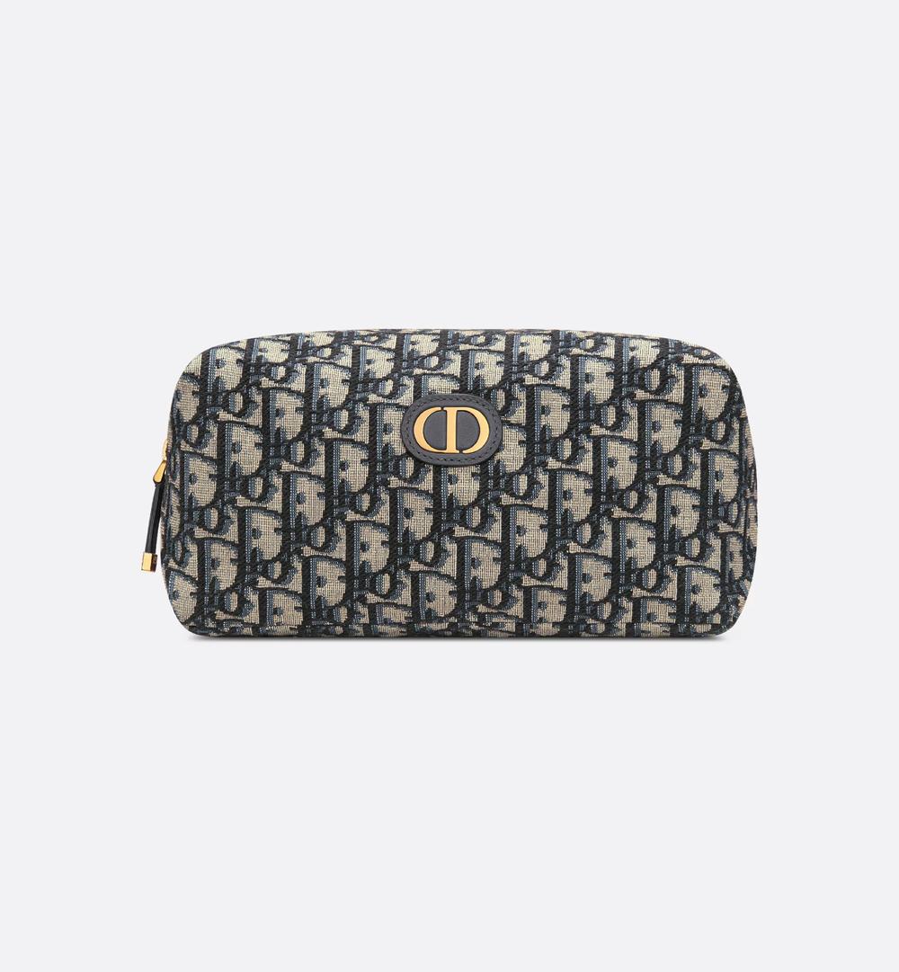 DIOR Women Venus 30 Montaigne Pouch Dior Oblique blue jacquard canvas S2145UTZQ_M928