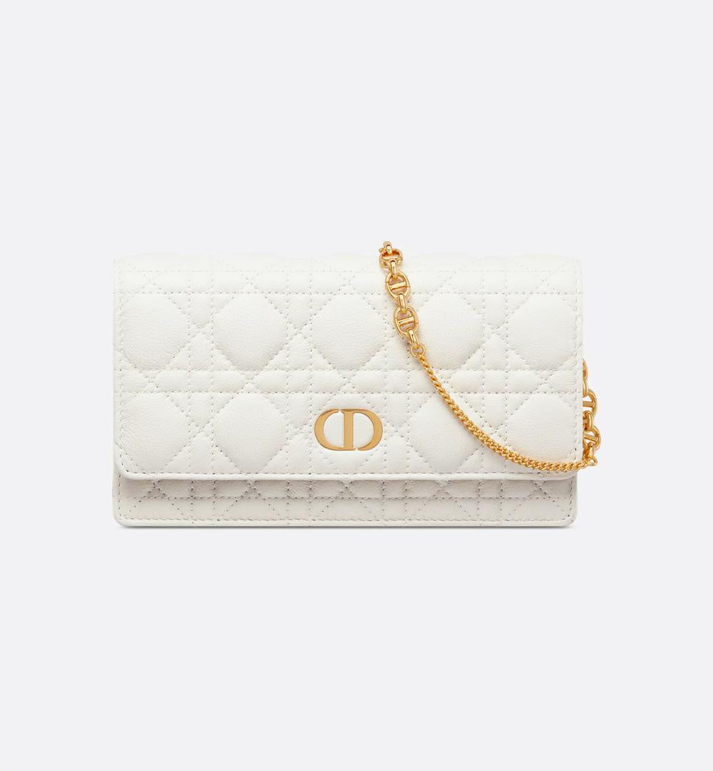 DIOR Women Dior Caro Chain Pouch slat S5134UWHC_M030