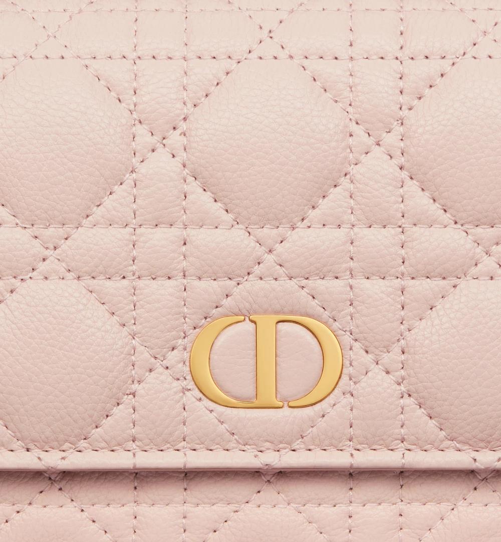 DIOR Women Dior Caro Chain Pouch powder pink S5134UWHC_M413