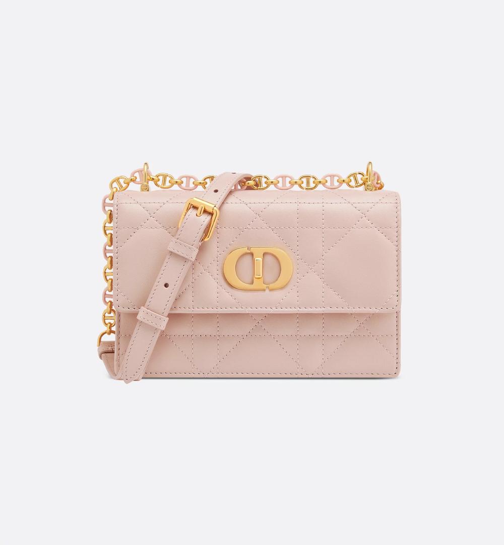 DIOR Women Mini sac Miss Caro rose poudre S5169UDAX_M413