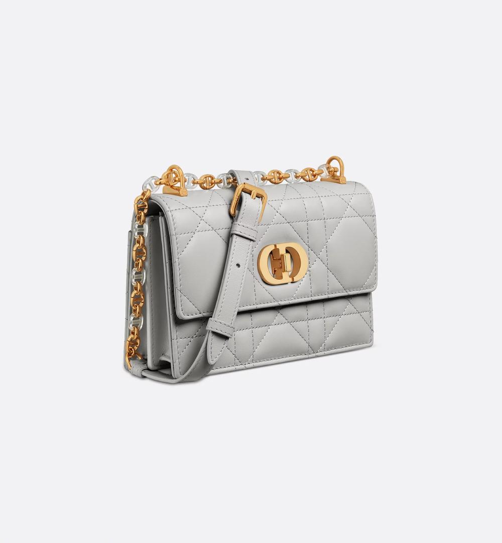 DIOR Women Miss Caro Mini Bag Cloud Gray S5169UDAX_M51G