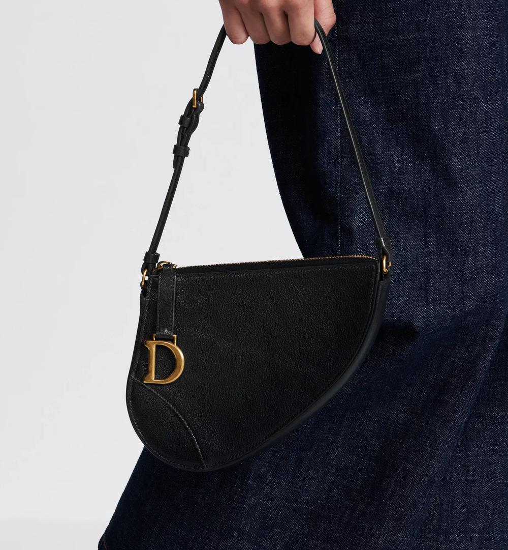 DIOR Women Rodeo Saddle Pouch Dior Oblique blue jacquard canvas S5909CTZQ_M928