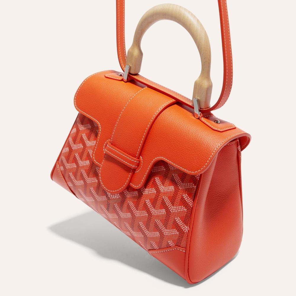 حقيبة GOYARD النسائية الناعمة Saigon Mini Orange SAIGONMINTY07CL07P