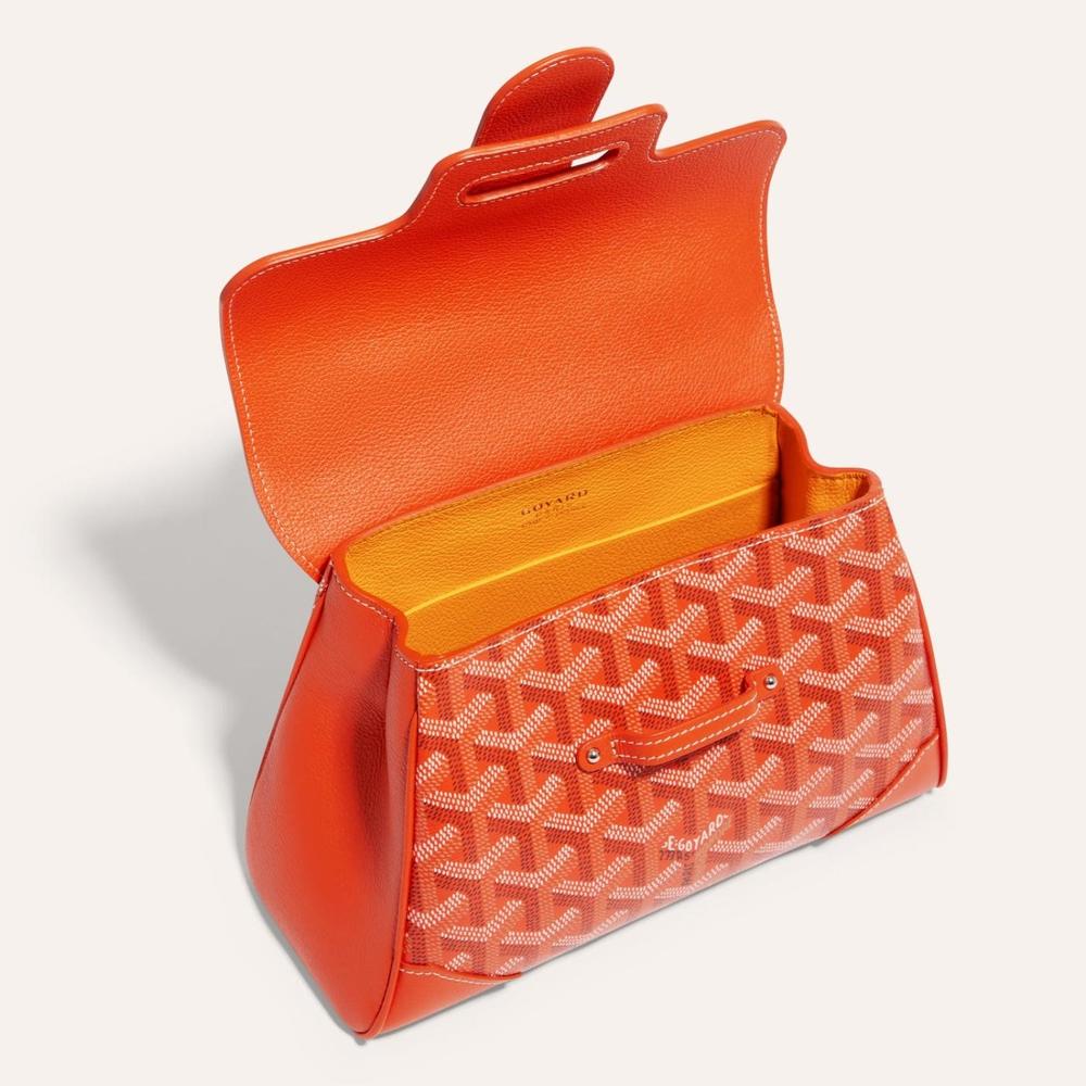 GOYARD Women Soft Saigon Bag Mini Orange SAIGONMINTY07CL07P