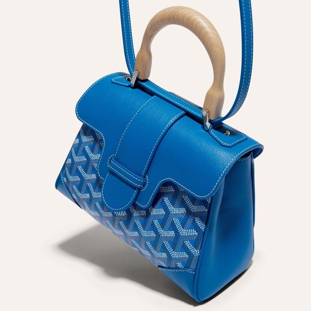 GOYARD Women Soft Saigon Bag Mini Sky blue SAIGONMINTY10CL10P