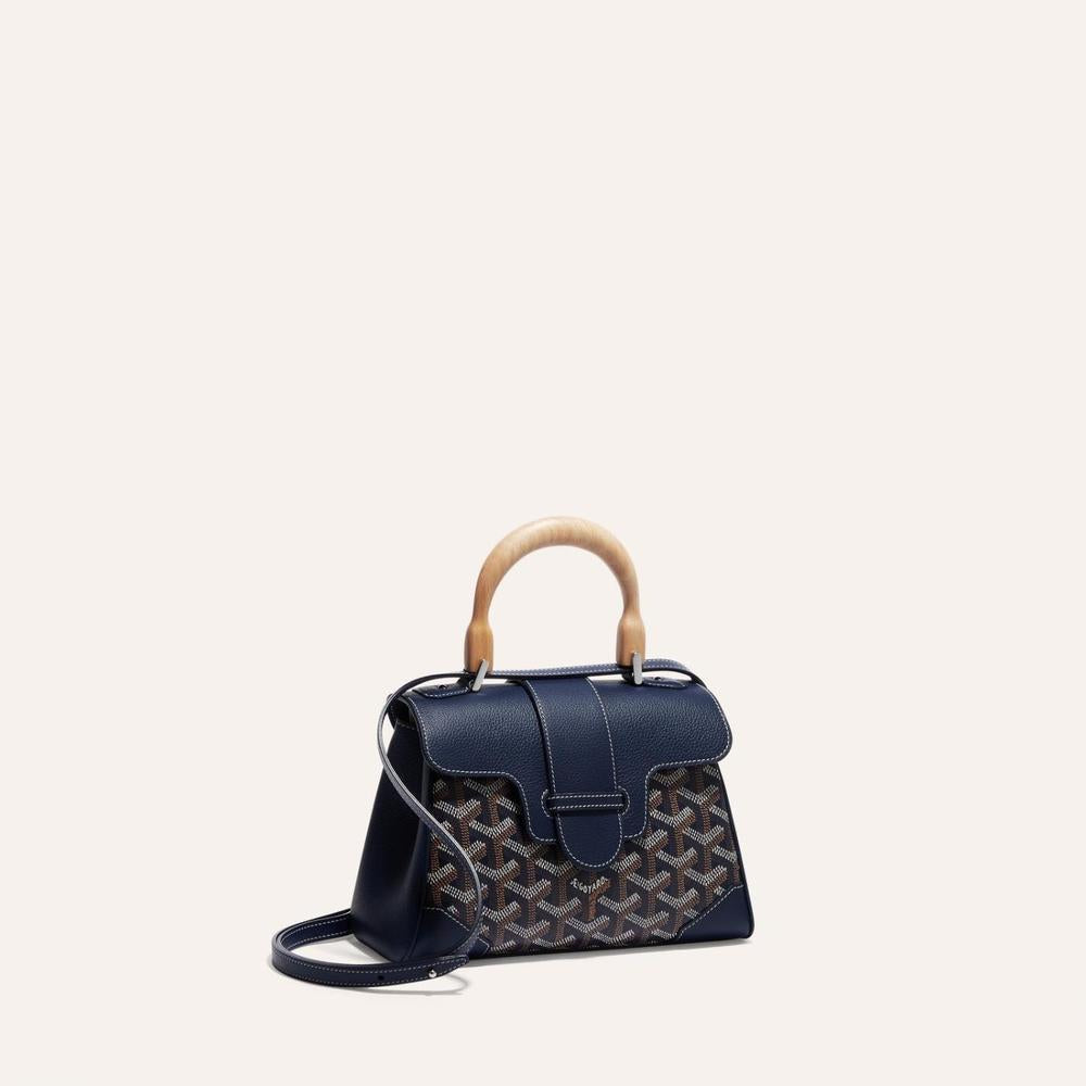 GOYARD Women Soft Saigon Bag Mini Navy SAIGONMINTY12CL12P