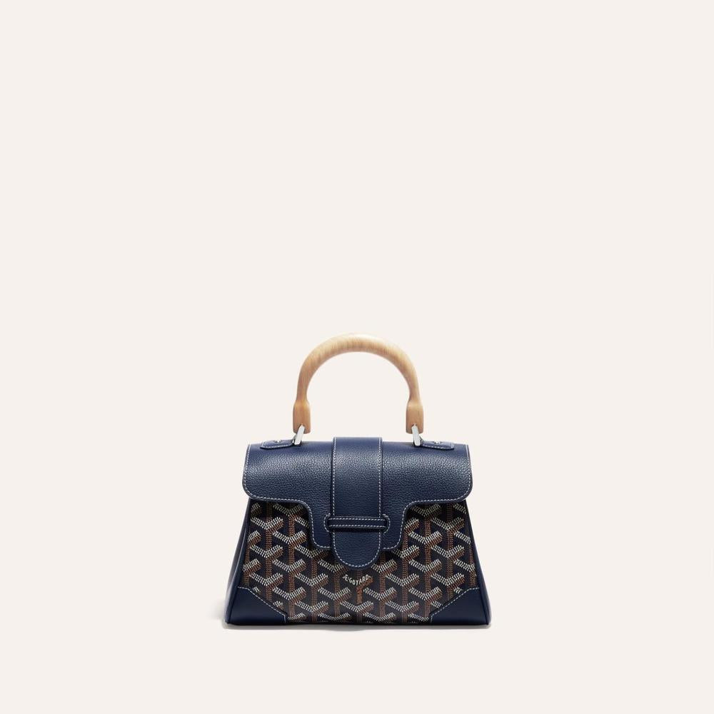 حقيبة GOYARD النسائية الناعمة Saigon Mini Navy SAIGONMINTY12CL12P