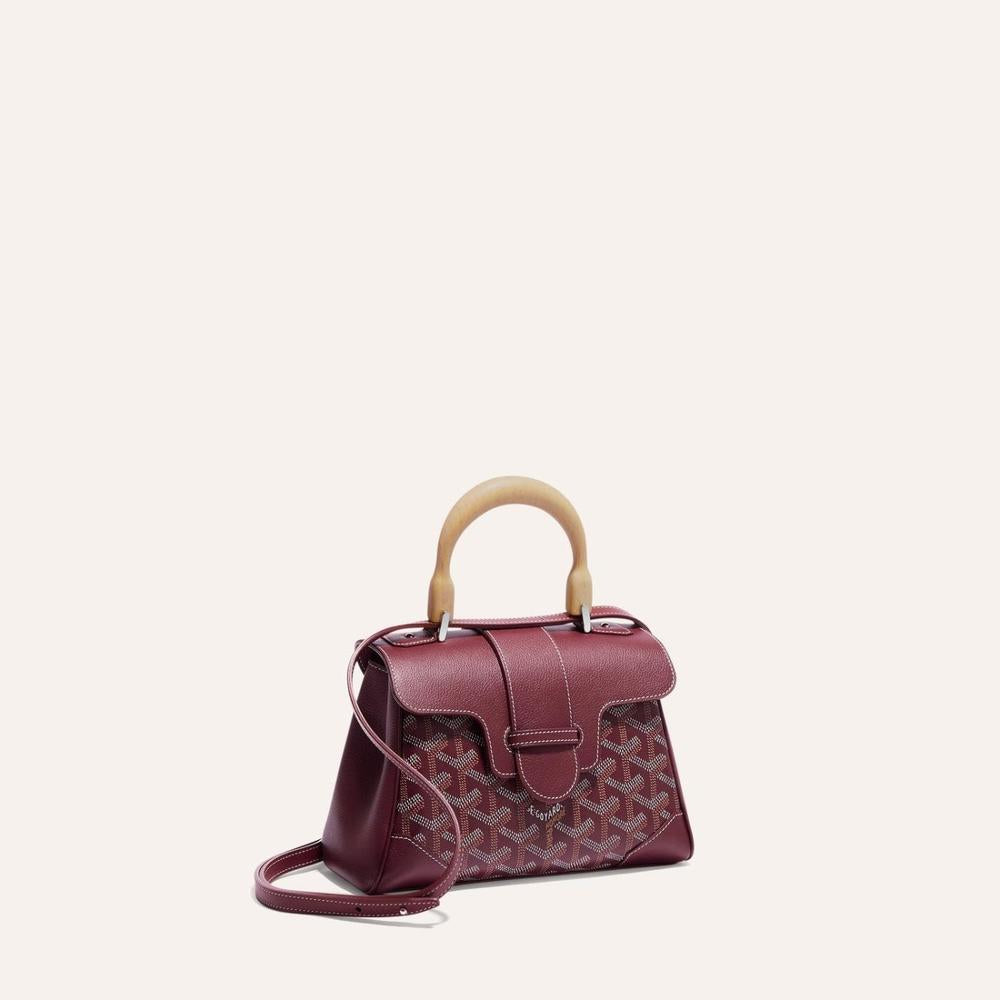 GOYARD Women Soft Saigon Bag Mini Burgundy SAIGONMINTY33CL33P