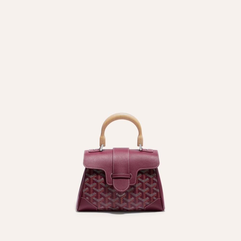 GOYARD Women Soft Saigon Bag Mini Burgundy SAIGONMINTY33CL33P