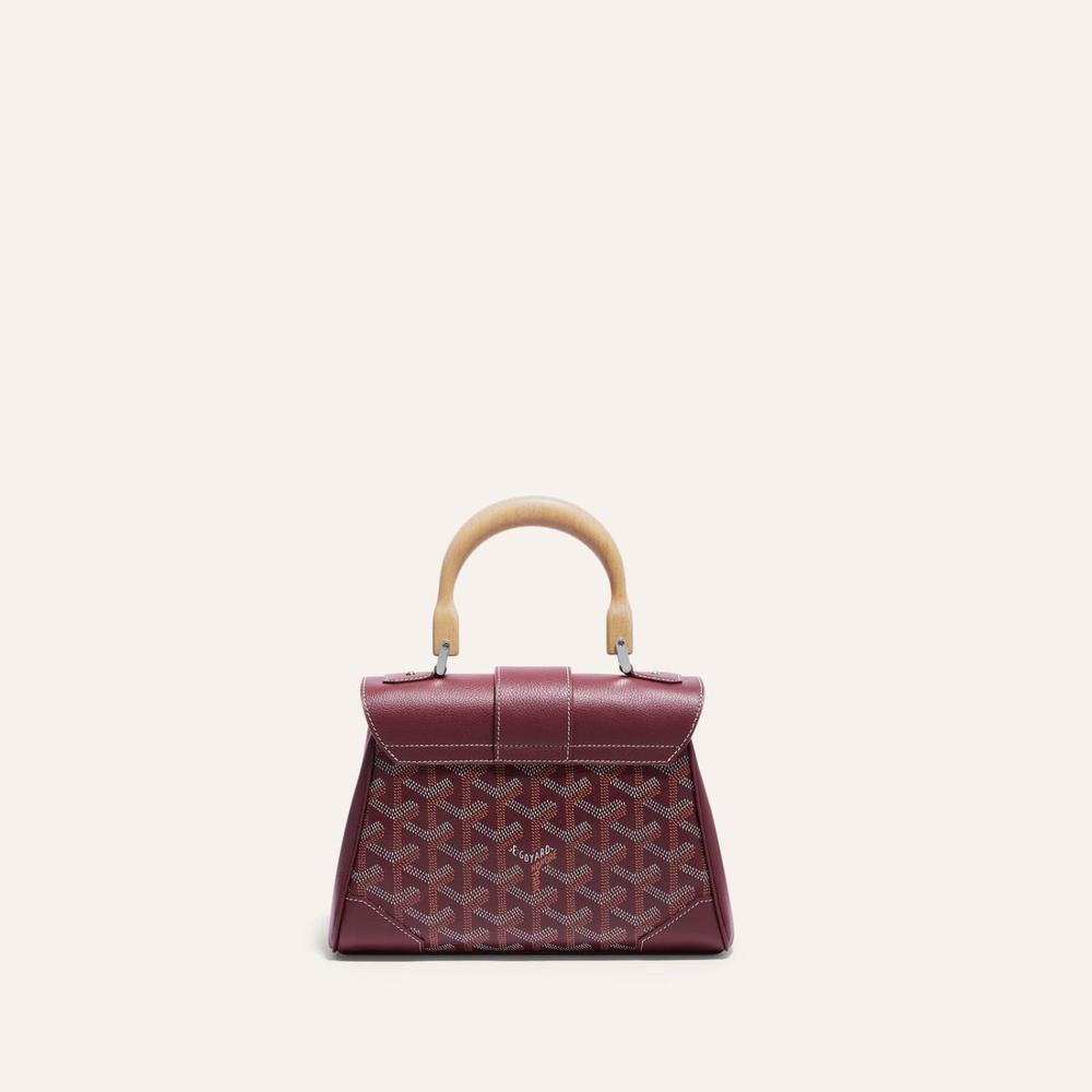 حقيبة GOYARD النسائية الناعمة Saigon Mini Burgundy SAIGONMINTY33CL33P