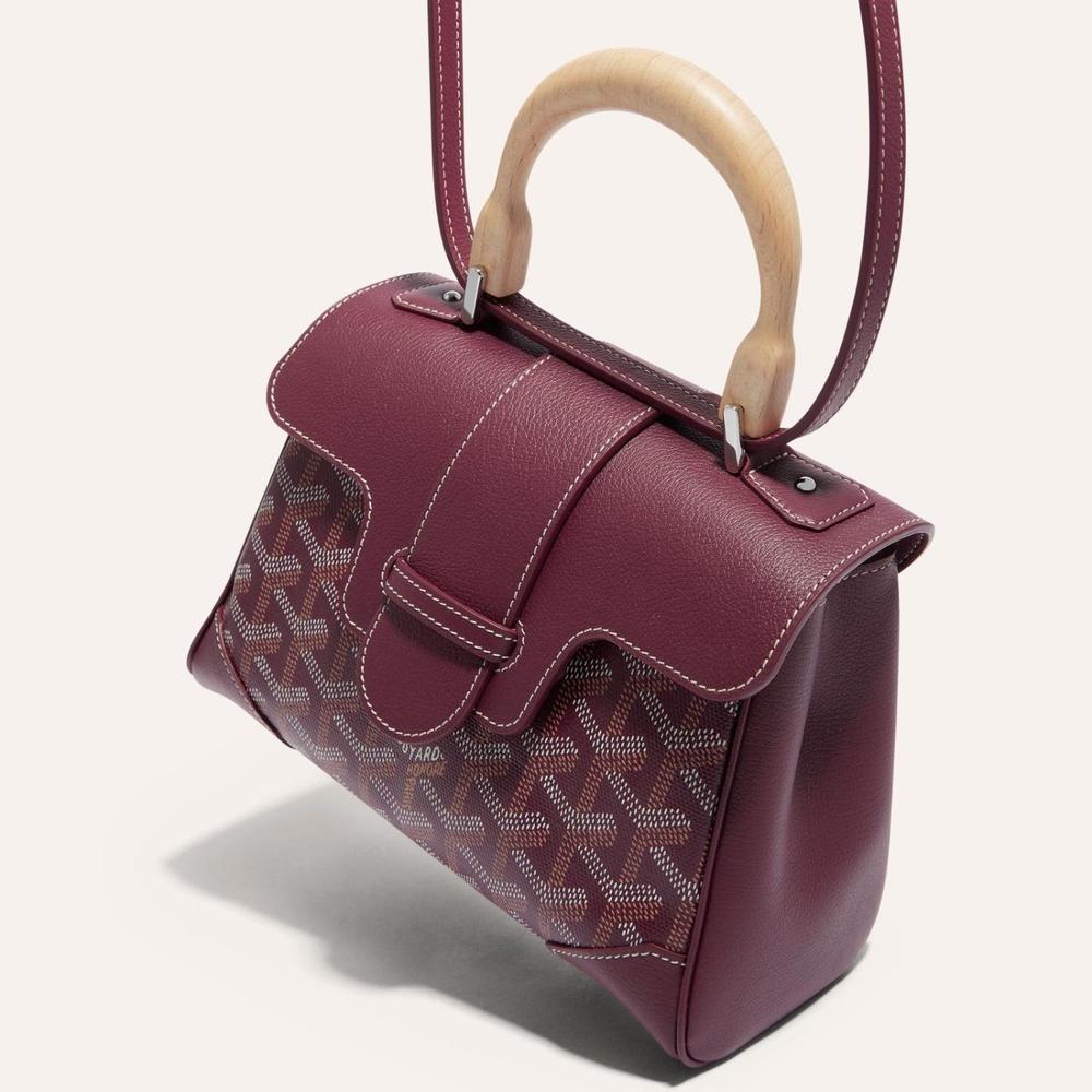 حقيبة GOYARD النسائية الناعمة Saigon Mini Burgundy SAIGONMINTY33CL33P