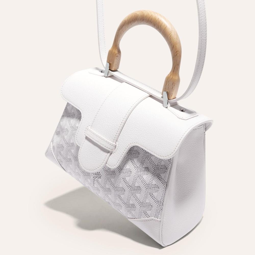 GOYARD Women Soft Saigon Bag Mini White SAIGONMINTY50CL50P