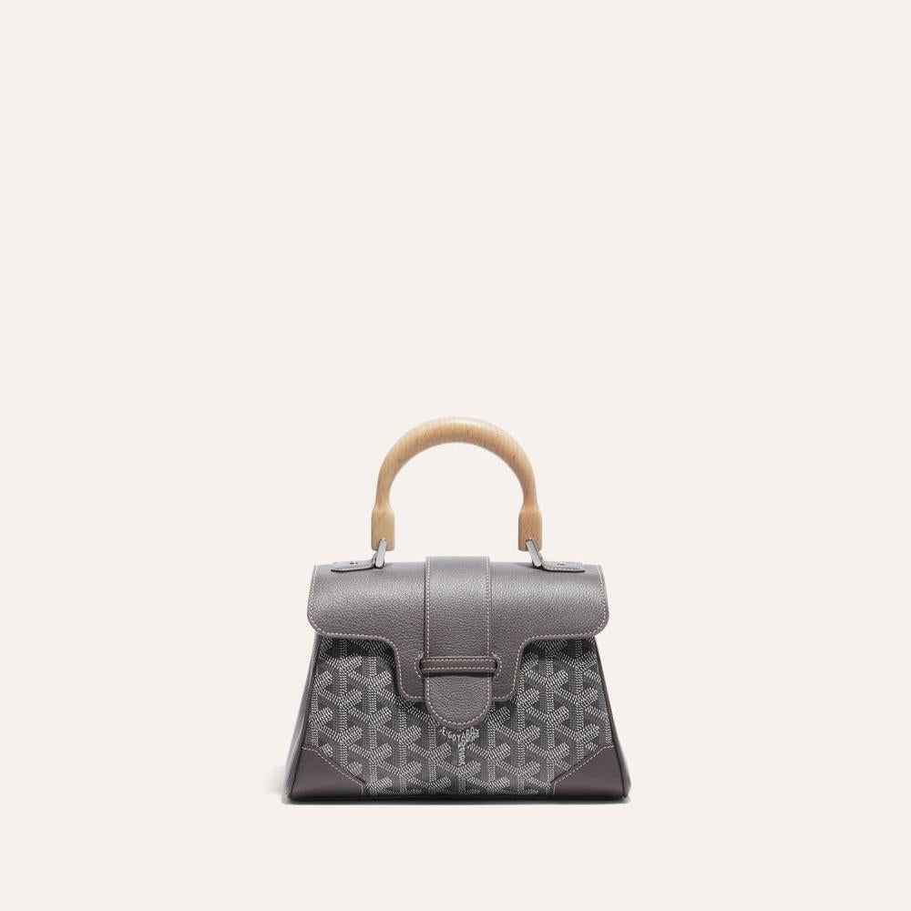 GOYARD Women Soft Saigon Bag Mini Grey SAIGONMINTY51CL51P