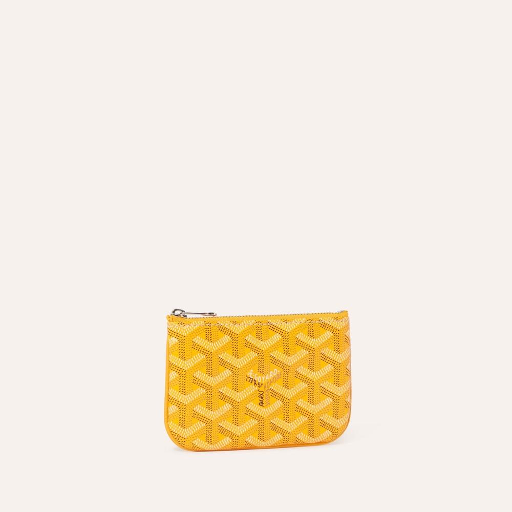 GOYARD Women Senat Nano Pouch Yellow SENAPCNANTY08CL08P