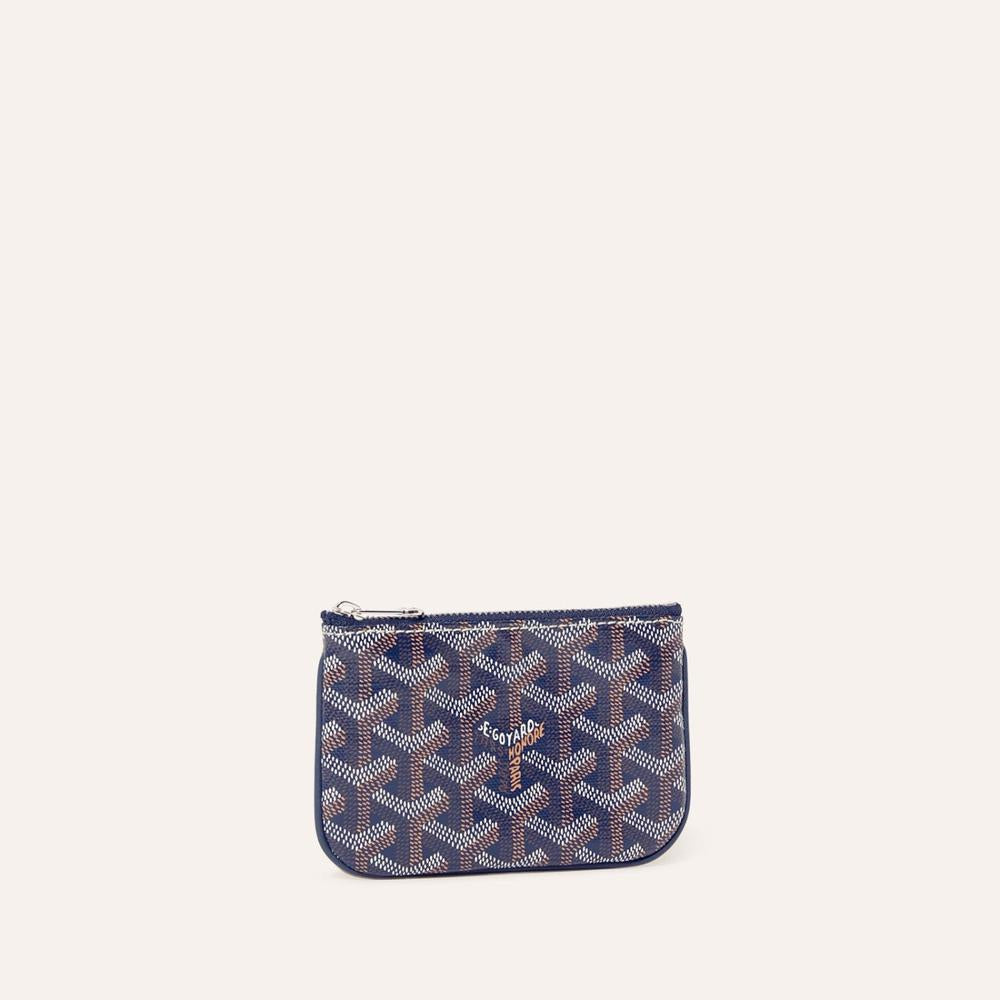 حقيبة GOYARD النسائية Senat Nano Pouch باللون الأزرق الداكن SENAPCNANTY12CL12P