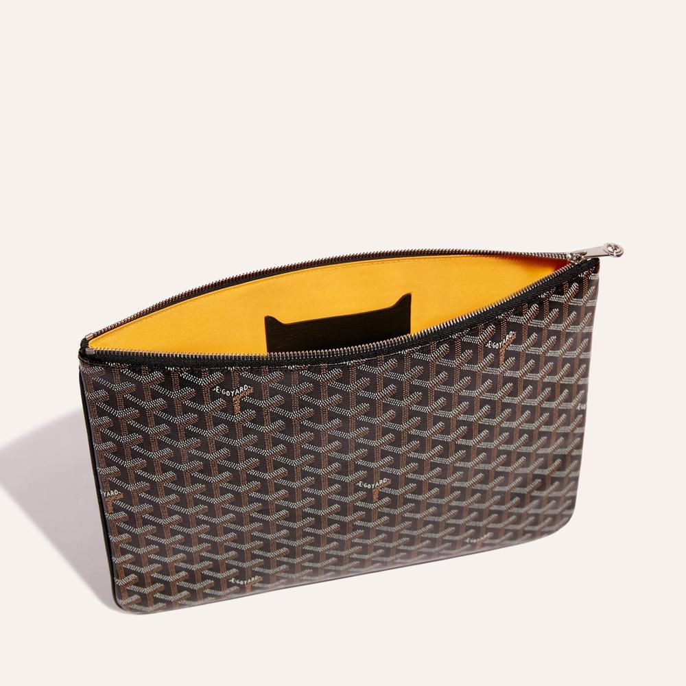 GOYARD Men Sena Clutch MGM Black SENAT2MGMTY01CL01P