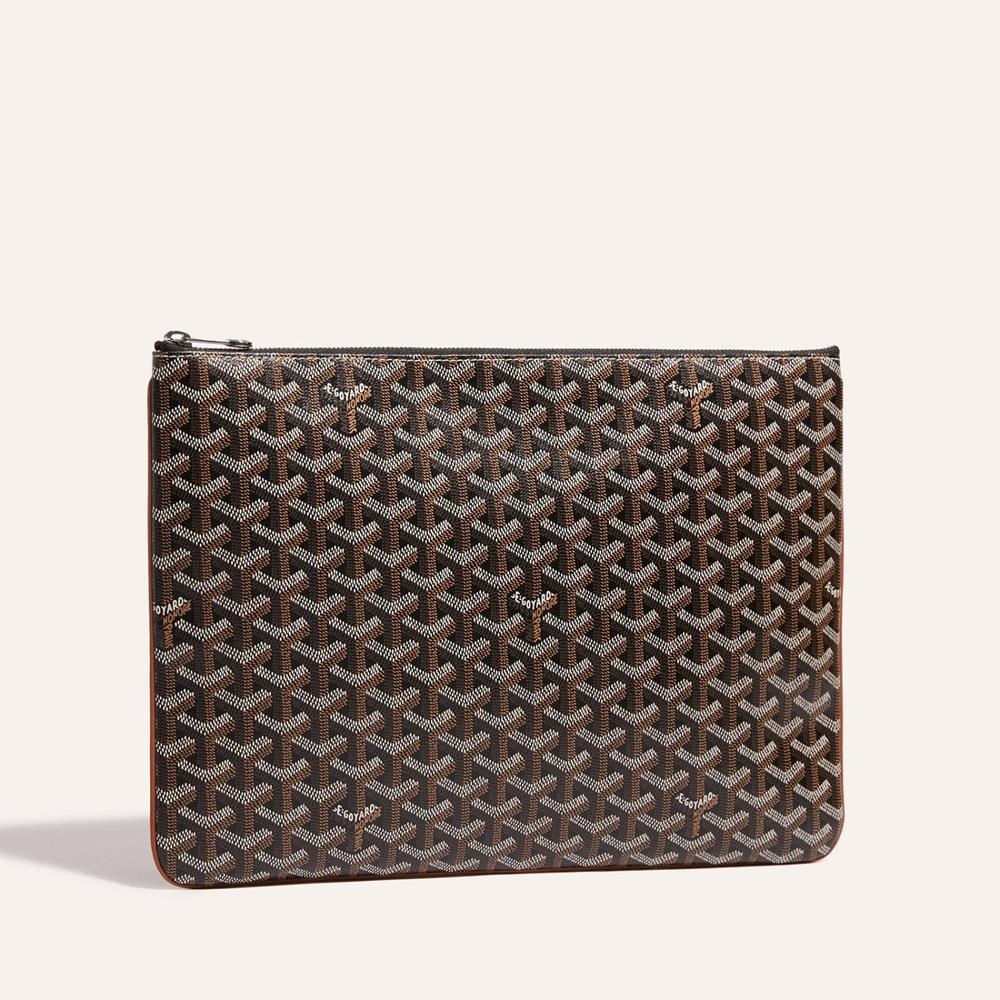 GOYARD Men Sena Clutch MGM Black tan SENAT2MGMTY01CL03P